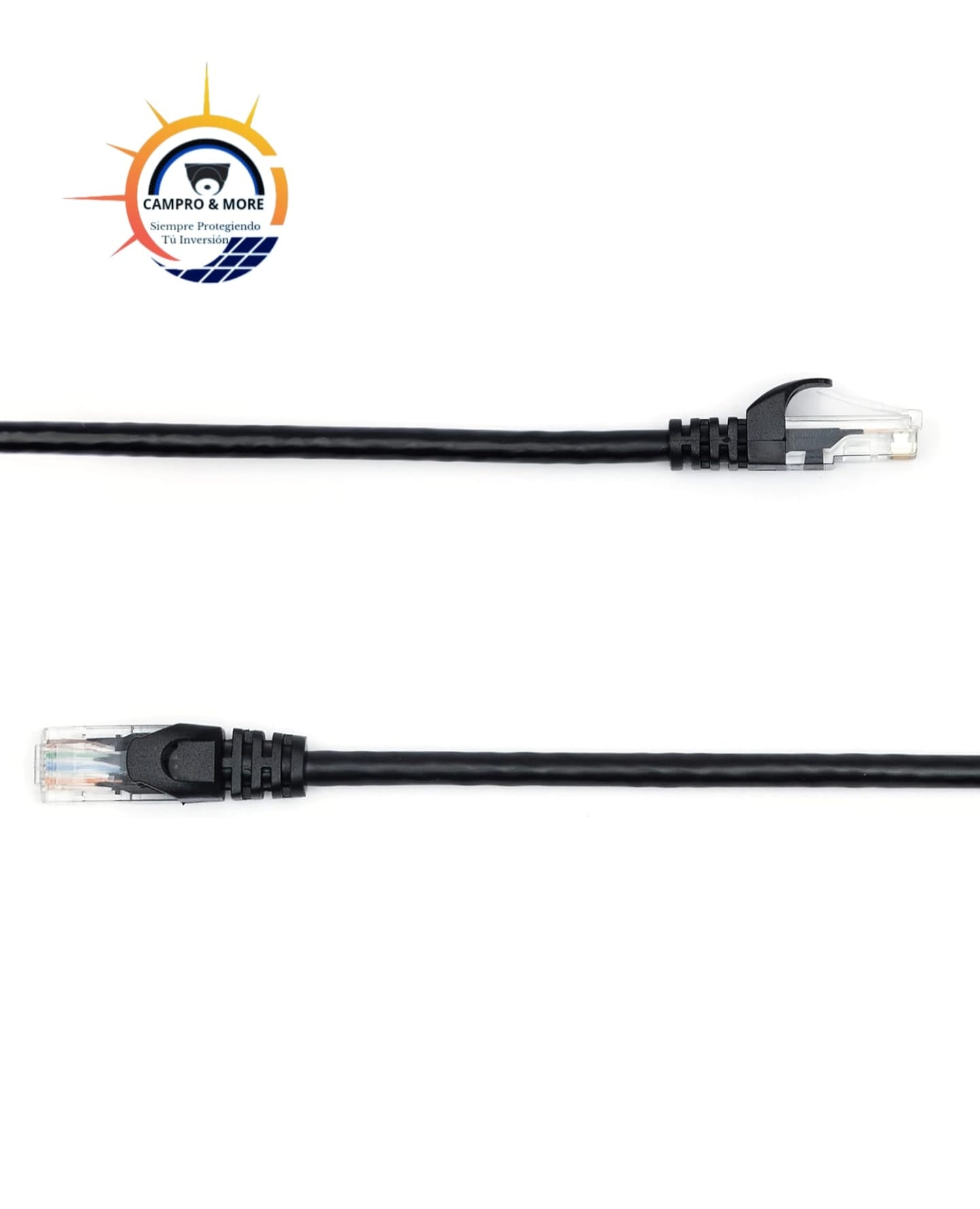 Cable Cat 6 Exterior Resistente al Agua y Sol – Variantes de 10, 25 y 50 pies