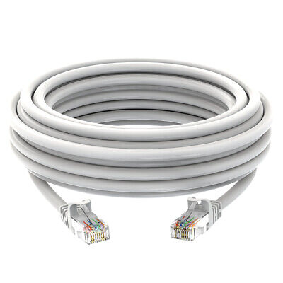 Cable Cat 6 Exterior Resistente al Agua y Sol – Variantes de 10, 25 y 50 pies